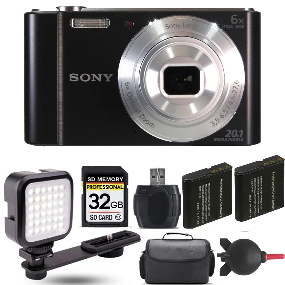 Cyber-shot DSC-W810 32GB Digital + Kit Battery - Extra Camera+ LED