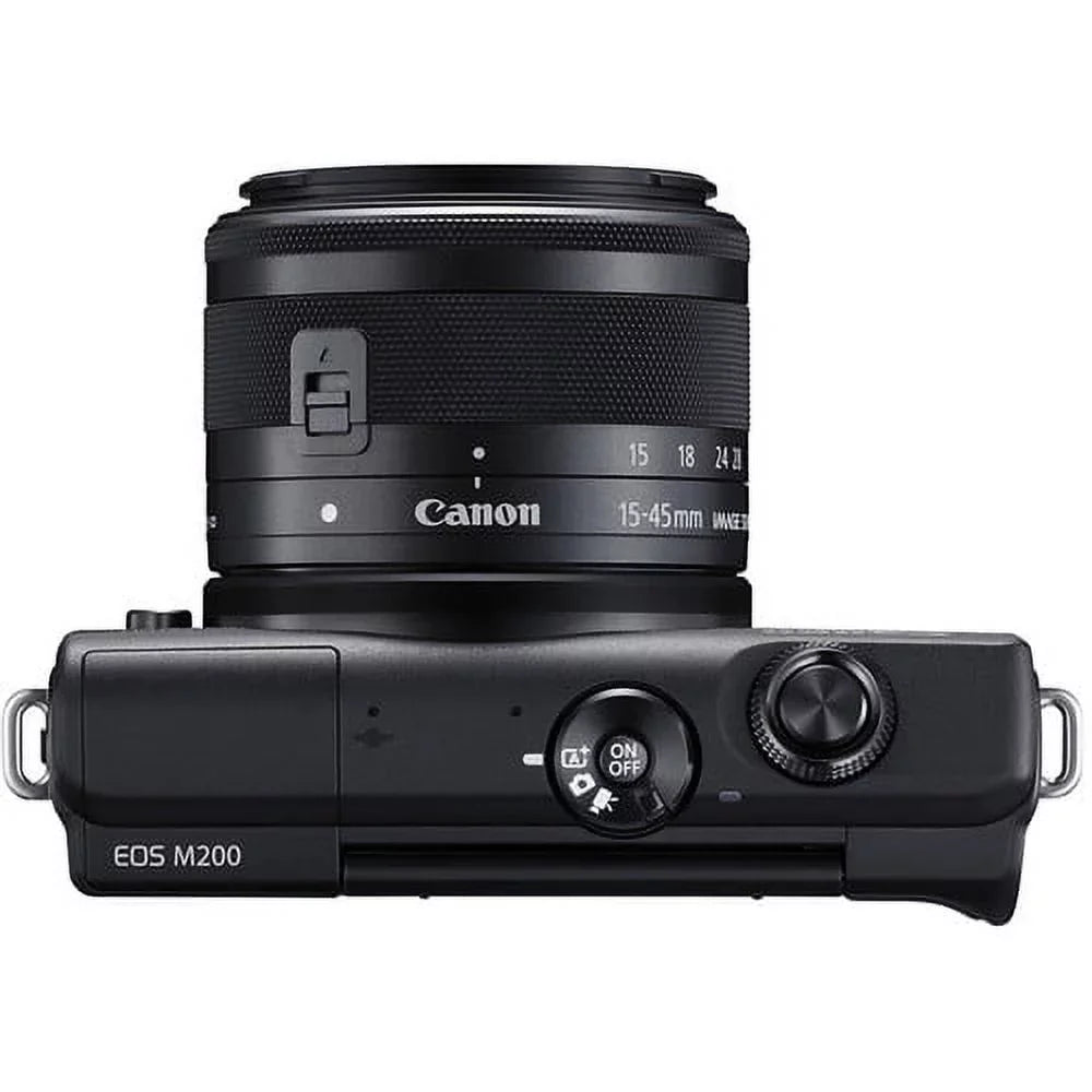 with Canon Digital Mirrorless M200 Lens 15-45mm More (3699C009) Camera EOS +