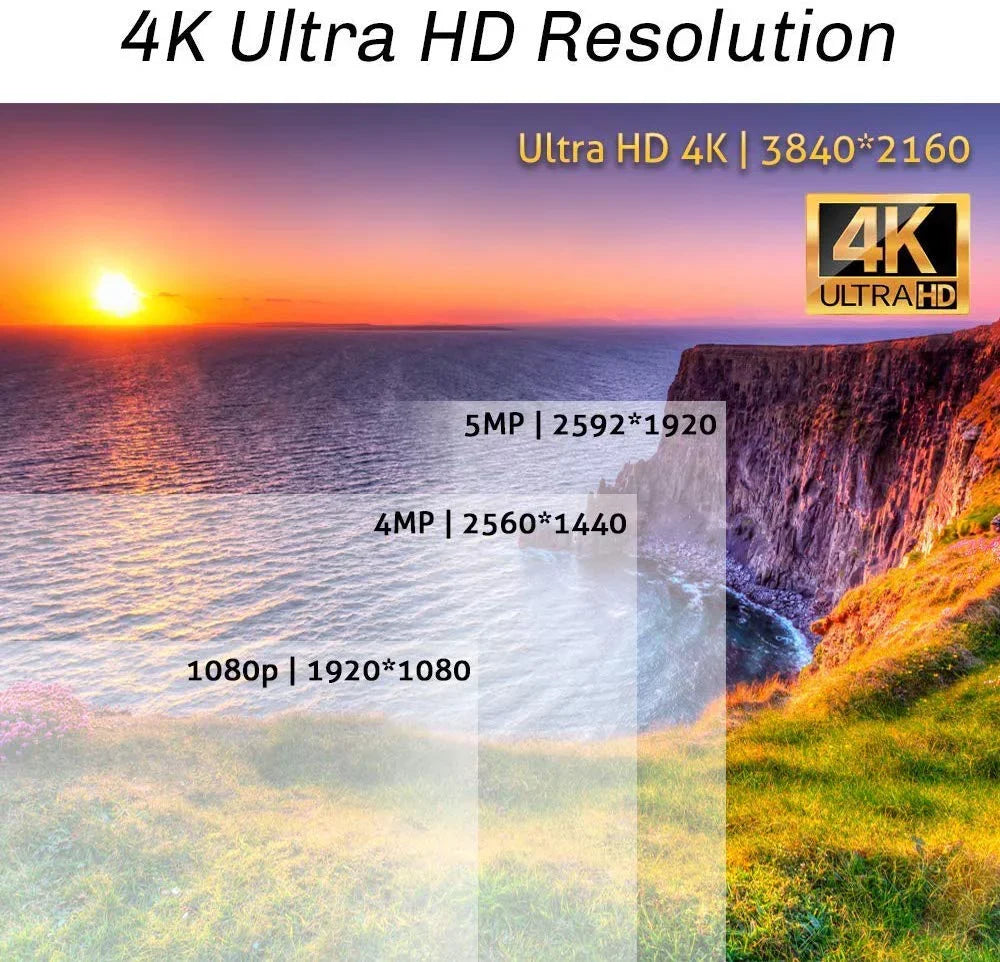 of System Times Dome (Two PoE 8MP Starlight - 4K The Camera Human NVR x UltraHD HD) Security IP 16 Resolution 8 8MP 4MP (3840x2160) H.265+ Channel 4K Detection Camera Starvis GW - AI Smart