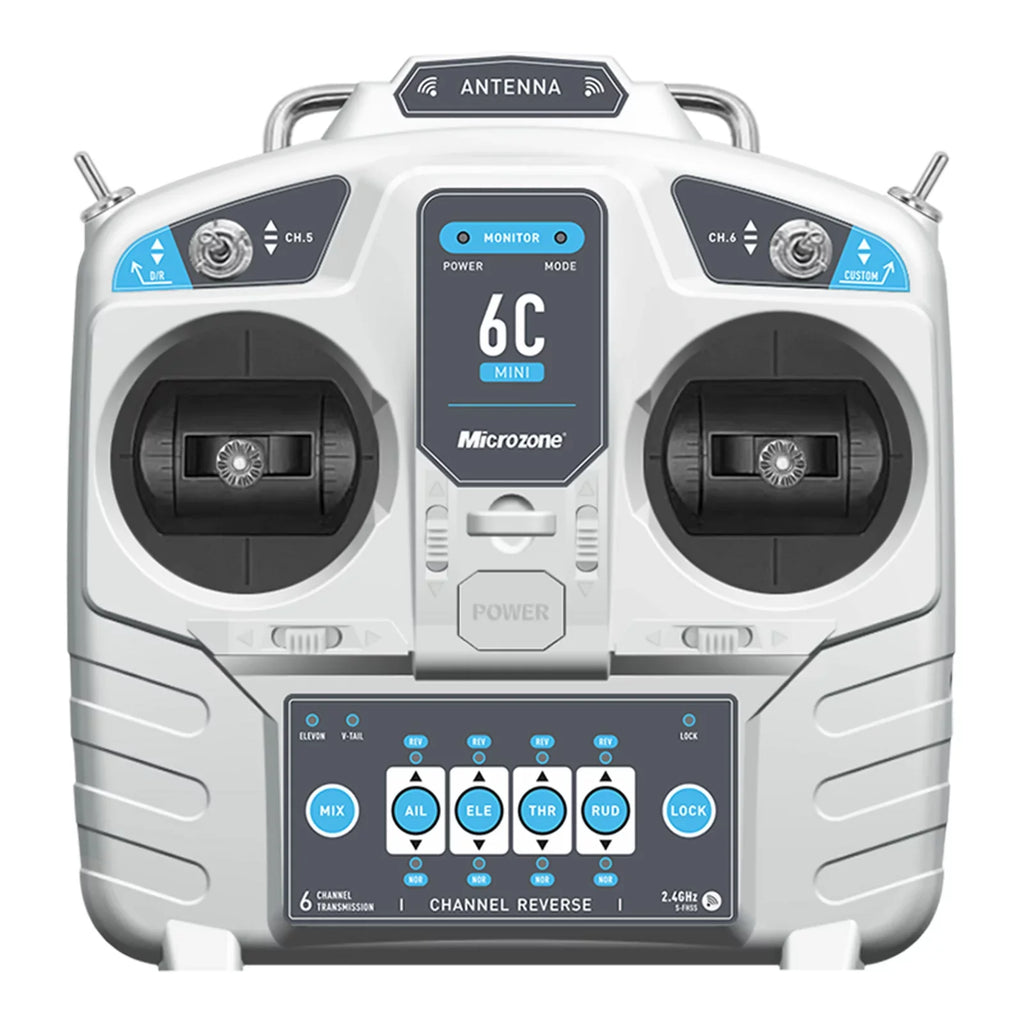 Multirotor Helicopter Car Remote Mode Microzone 2 RC Boat Drone for Airplane 6CH Controller