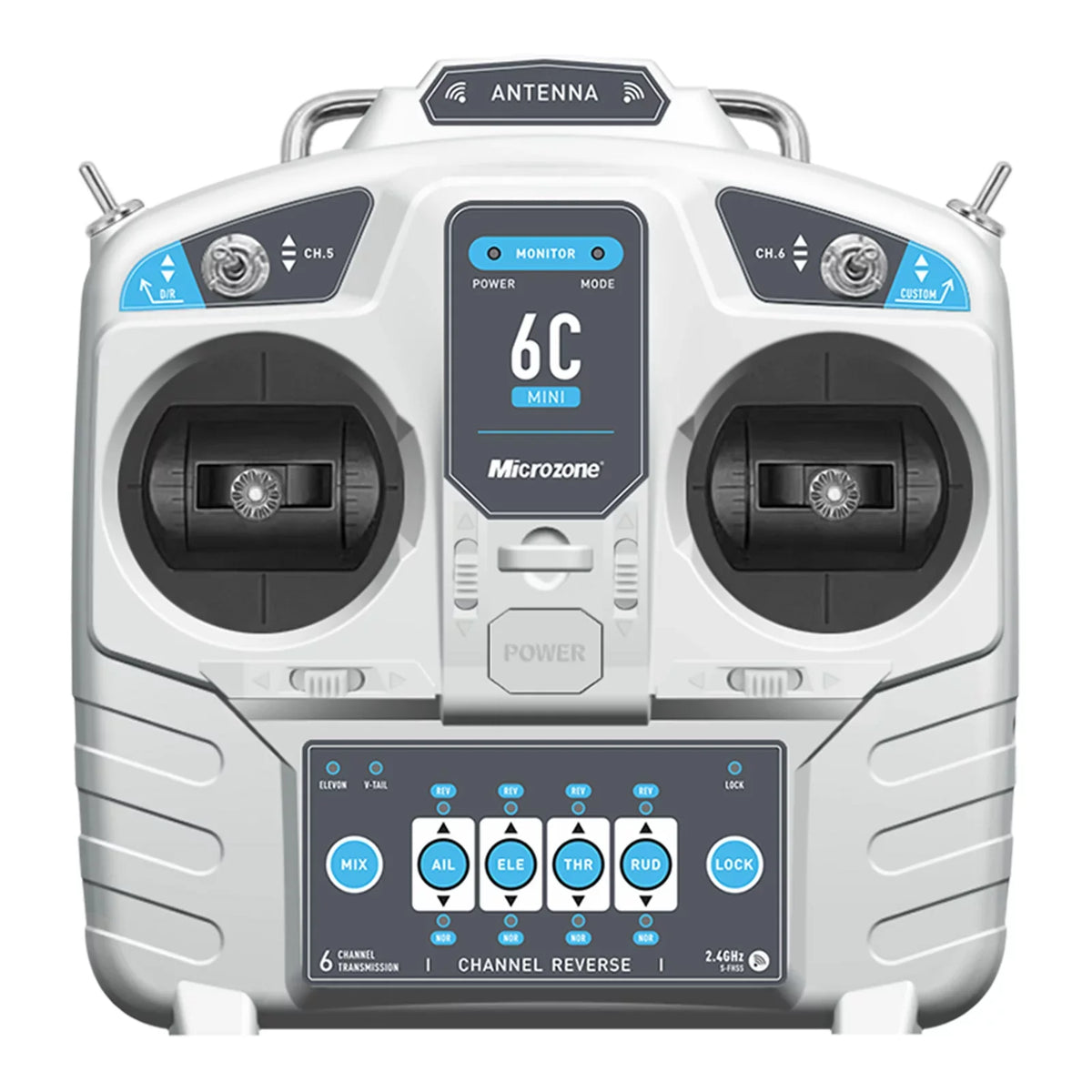 Multirotor Helicopter Car Remote Mode Microzone 2 RC Boat Drone for Airplane 6CH Controller