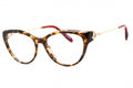Chopard Plastic Frame Women's VCH323S 9AJY Eyeglasses Brown Havana