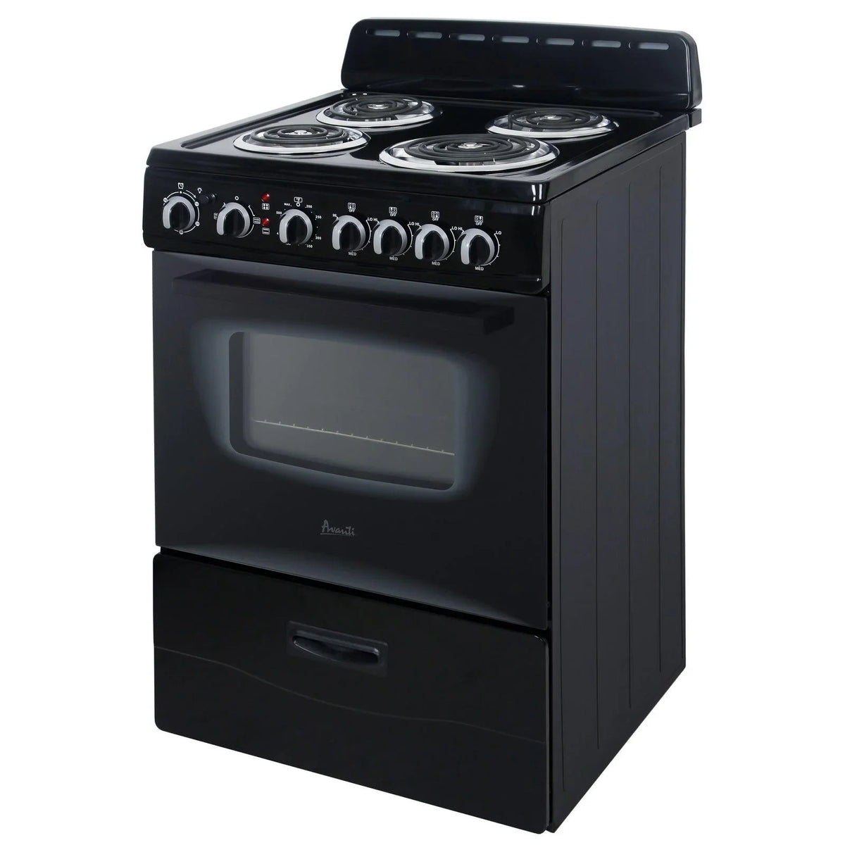 Inch - ERU240P0W Avanti Freestanding 24 Electric Range White