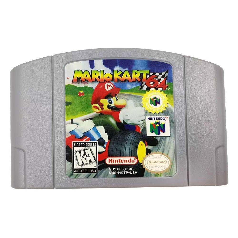 '- N64 Nintendo Video Brand Card Game Kart for Mario 64 New