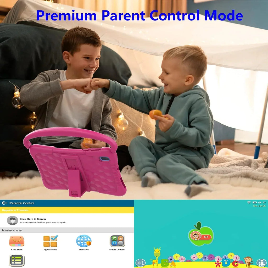32G Tablet for Tablets with Software Kid-Proof Tablet Kids Parental Games Dual 11 Kids Android Educational Camera YouTube inch Control, Tablet Kids Kids Pre-Installed WiFi Netflix Toddler 7