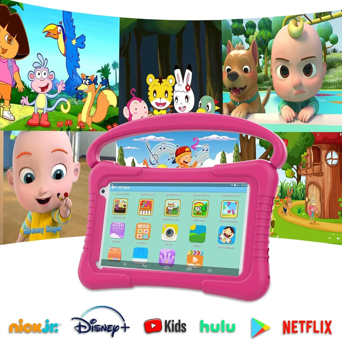 32G Tablet for Tablets with Software Kid-Proof Tablet Kids Parental Games Dual 11 Kids Android Educational Camera YouTube inch Control, Tablet Kids Kids Pre-Installed WiFi Netflix Toddler 7