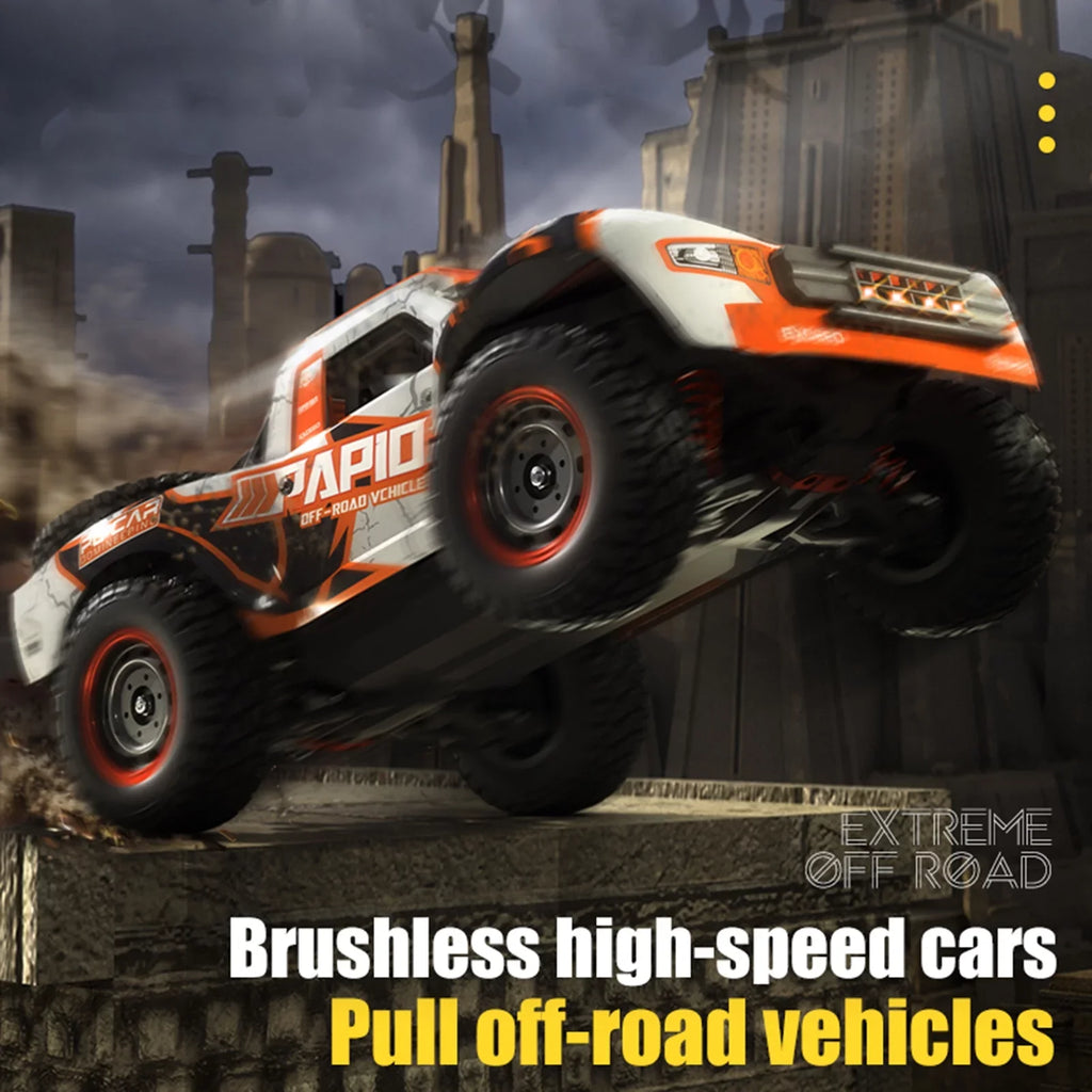 Control 2.4GHz Proportional Truck Remote 4WD Pinnaco Brushless Off-road 70km/h Car Speed