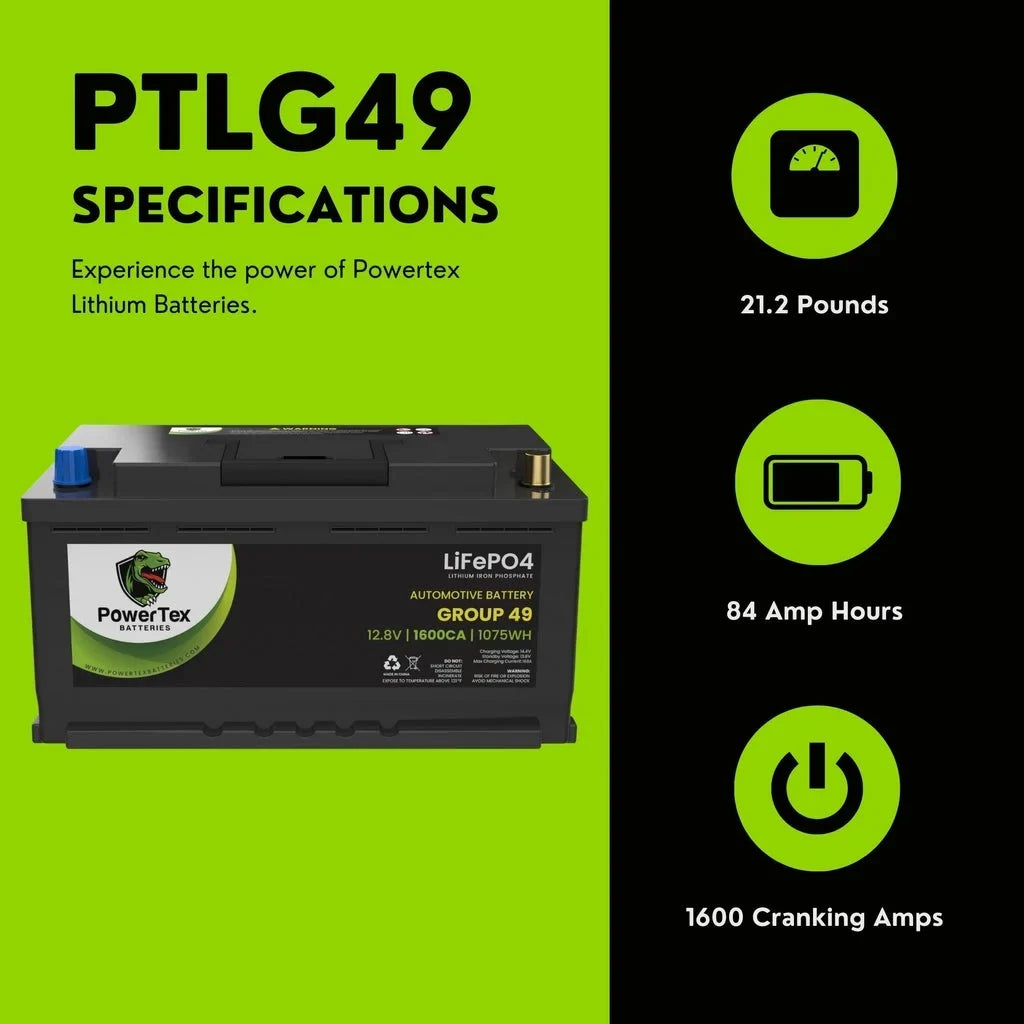BCI Group Replacement Battery 2016 LiFePO4 Battery / Car 49 535i Lithium H8 Automotive