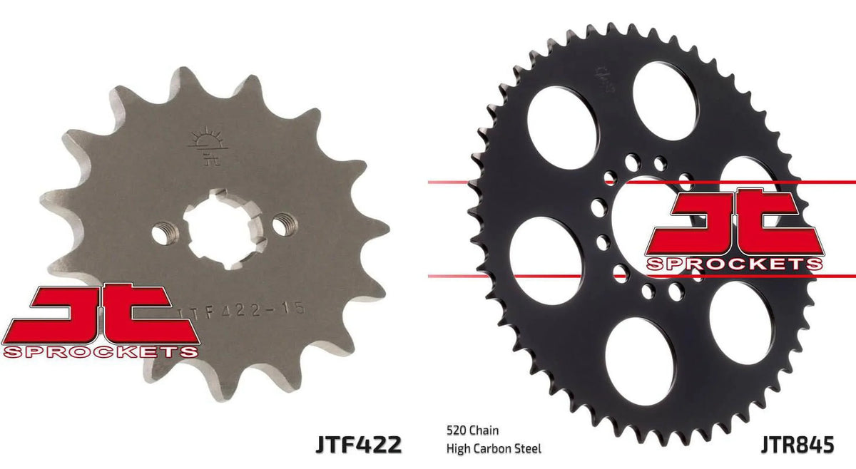 & YAMAHA Front Rear IT125 Sprockets for Sproket G,H-USA JT 80-81 Kit