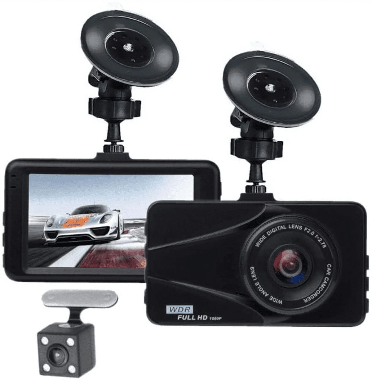 HD Dash Screen Recorder Travel Workhorse Loop WDR, G-Sensor, 3" 170° Cam DVR Angle, Full For Recording Images T670 Plus Video Wide Motion Excellent LCD Dual Detection