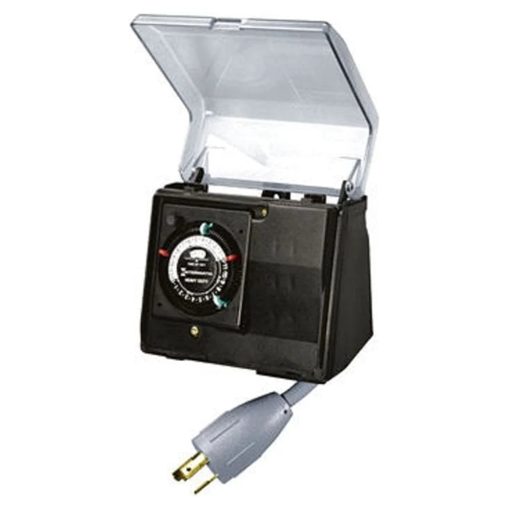 Ground Pumps - Duty - Settings Pool For On/Off Heavy 2 Filter Lock And Above Plug Pump Timer Ideal Fountains, liquid Landscape Weatherproof Pool Receptacle, Lighting, P1131 Aerators,