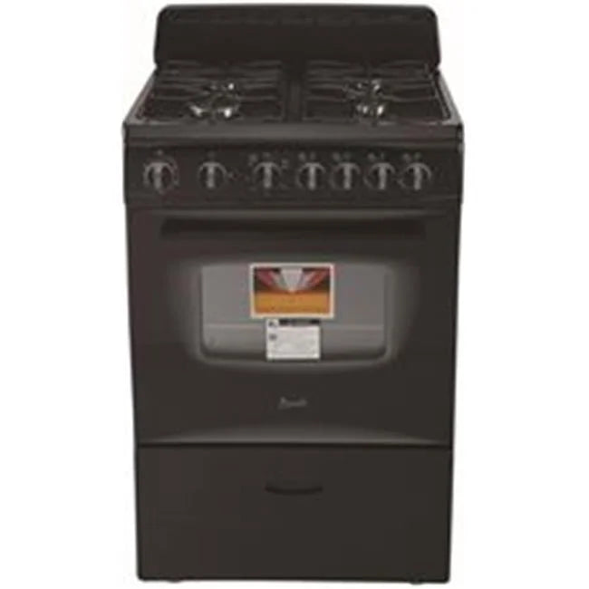 in Oven, Gas Compact 24" Black Avanti (GR2415CB) Range