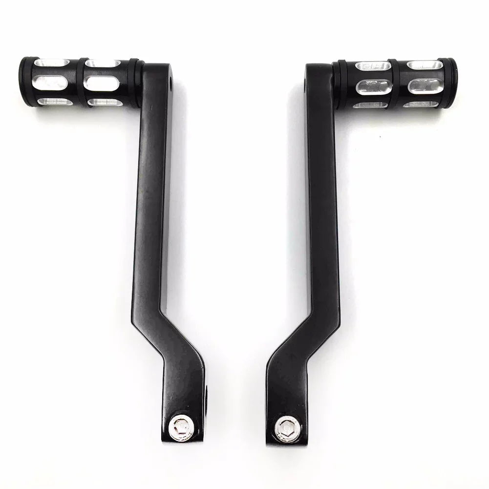 Glide 1988 Pegs Davidson w/ 009C- later Heel and Electra Shifter Aluminum Black For HTT- Shift design Toe Harley Levers