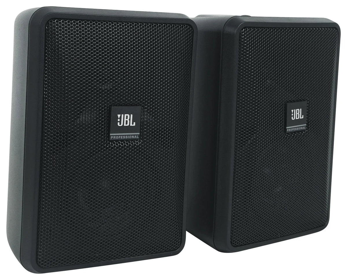 3" Black JBL + Speakers Commercial 70v Wall Amp 23-1 Indoor/exterior (4) Control