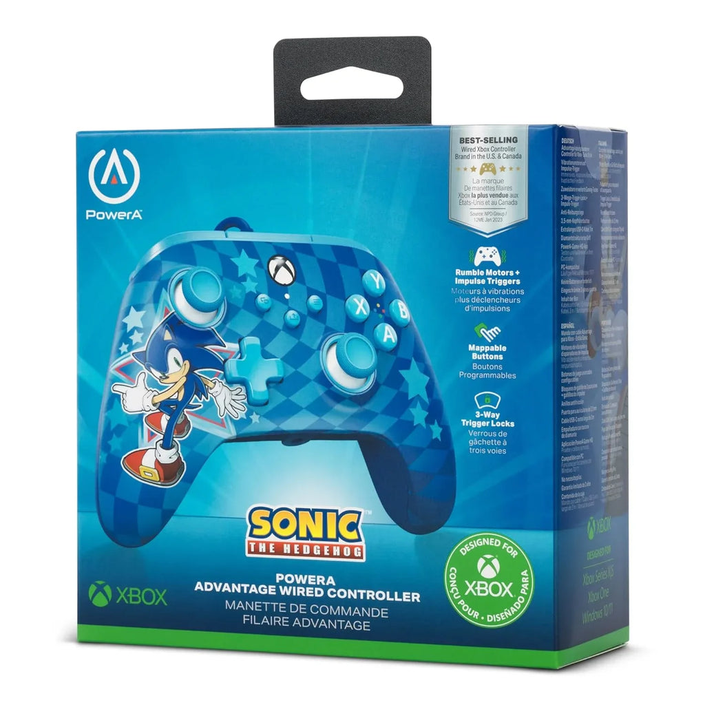 Xbox the for X|S Sonic Series Hedgehog Advantage Wired PowerA Controller
