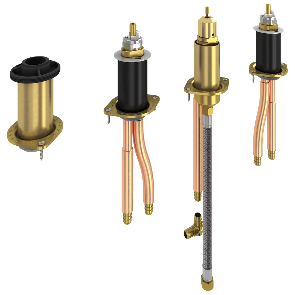 Mount Other with Crimp Two Hand Flexible Shower Handle - Delta PEX