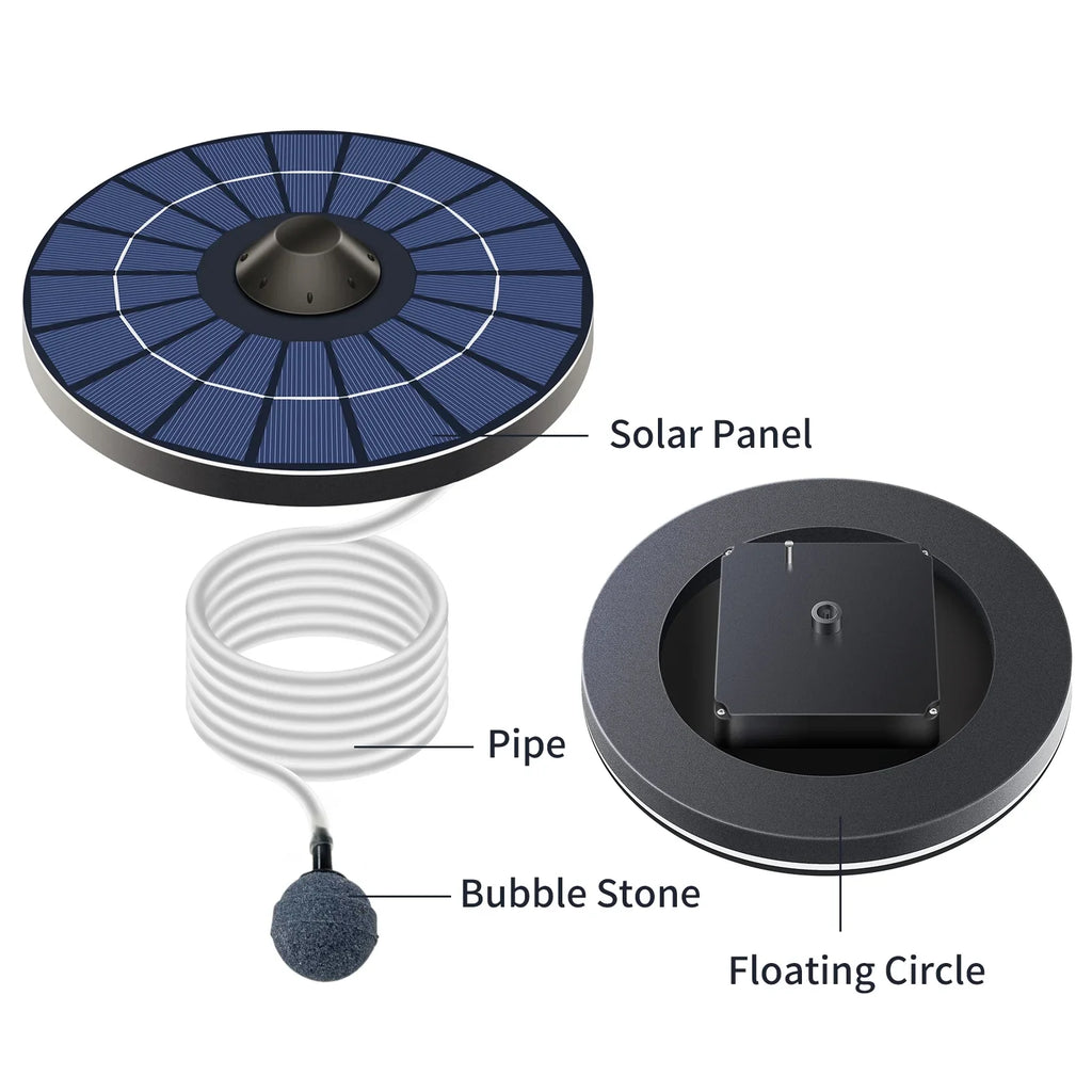 liquid Aerator Bubble Pond Bubble Pump liquid Pond Aerator With Pond Bubble And Solar liquid And Fish Dsfen Stone With Stone Air Aerator Fish Air Pump Pond Instrument,Stone