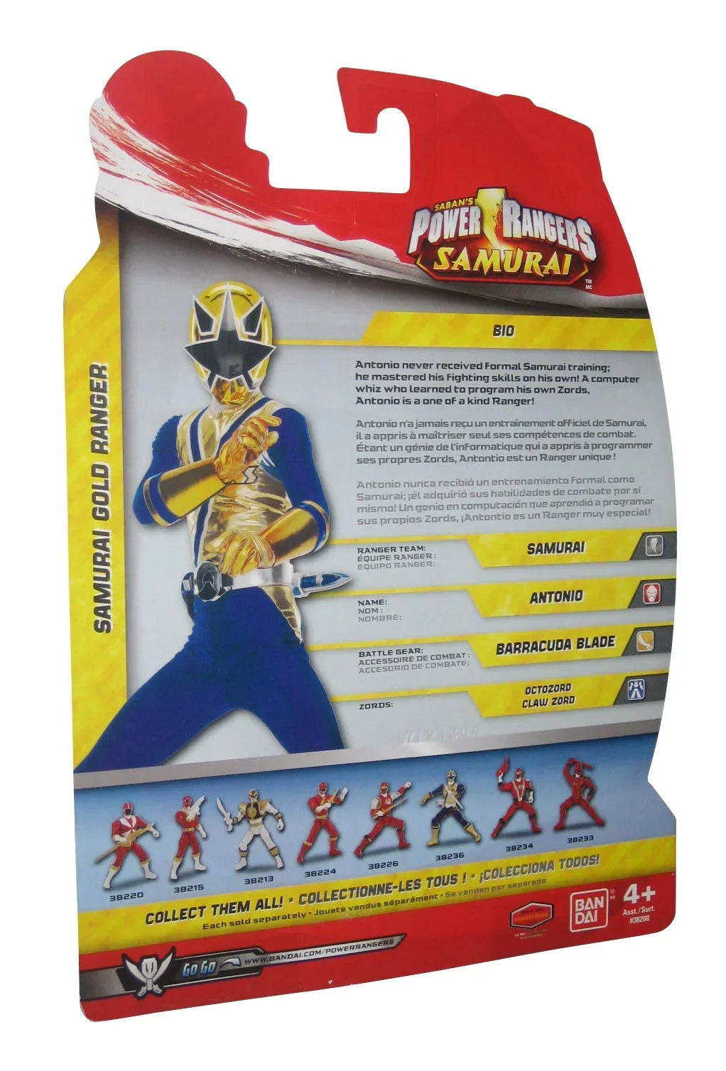 Gold Rangers Power Hero Action Megaforce Super Figure Samurai