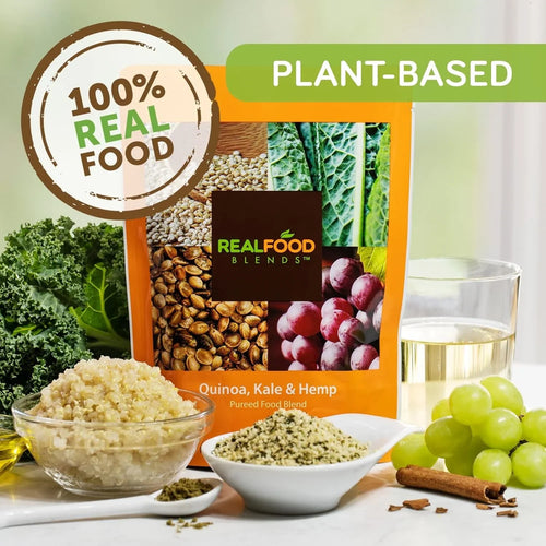 & Meals 12) of Hemp for Tube Fed - Blends People (Pack Real - Food Kale 9.4 Quinoa, - Pouch Oz