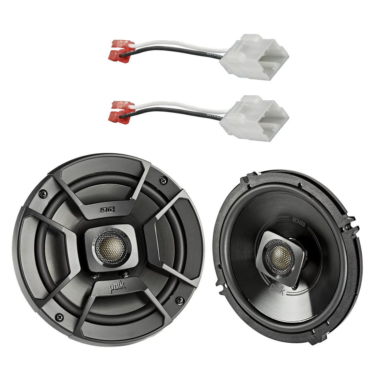 Stereo 300W ATV 72-6514 2x Metra Way 2 Speakers, Audio Car/Marine Polk Speaker Chrysler/Dodge Coaxial 6.5" Harness for 2x Vehicles Select
