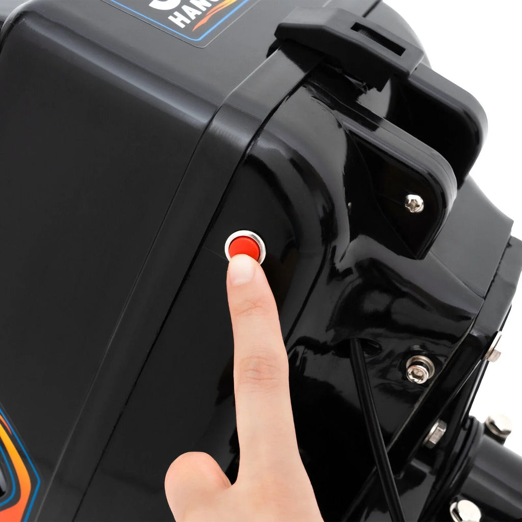 Boat liquid HP Motor Stroke Outboard Outboard Motor Engine 3.6 2 Cooling Boat 90cm/35.4in HANGKAI Fishing CDI