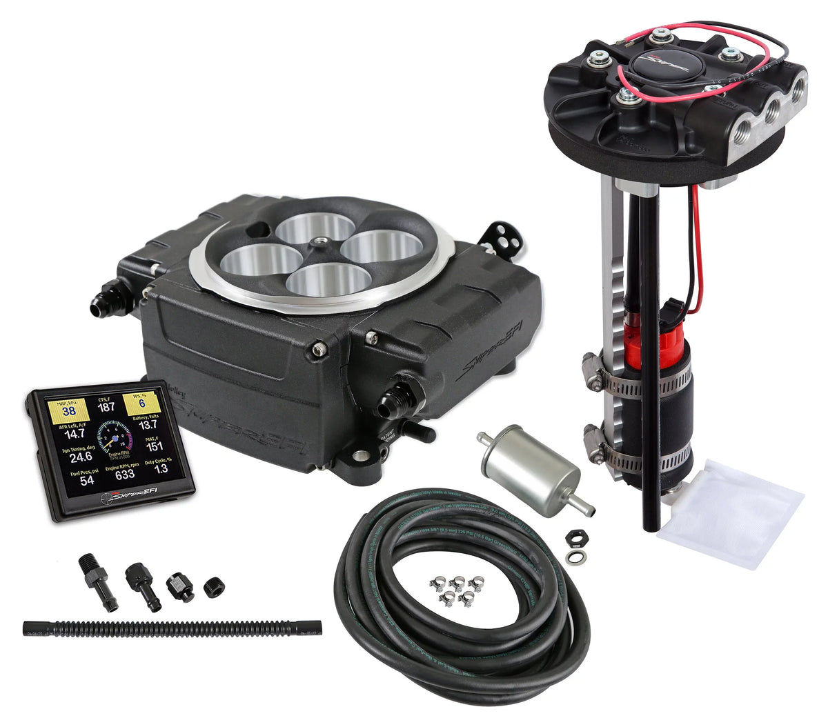 EFI Module EFI Sniper - 3.5 550-511-3XD - Holley 2 Black Drop-In - in. - Without Screen Sniper PDM