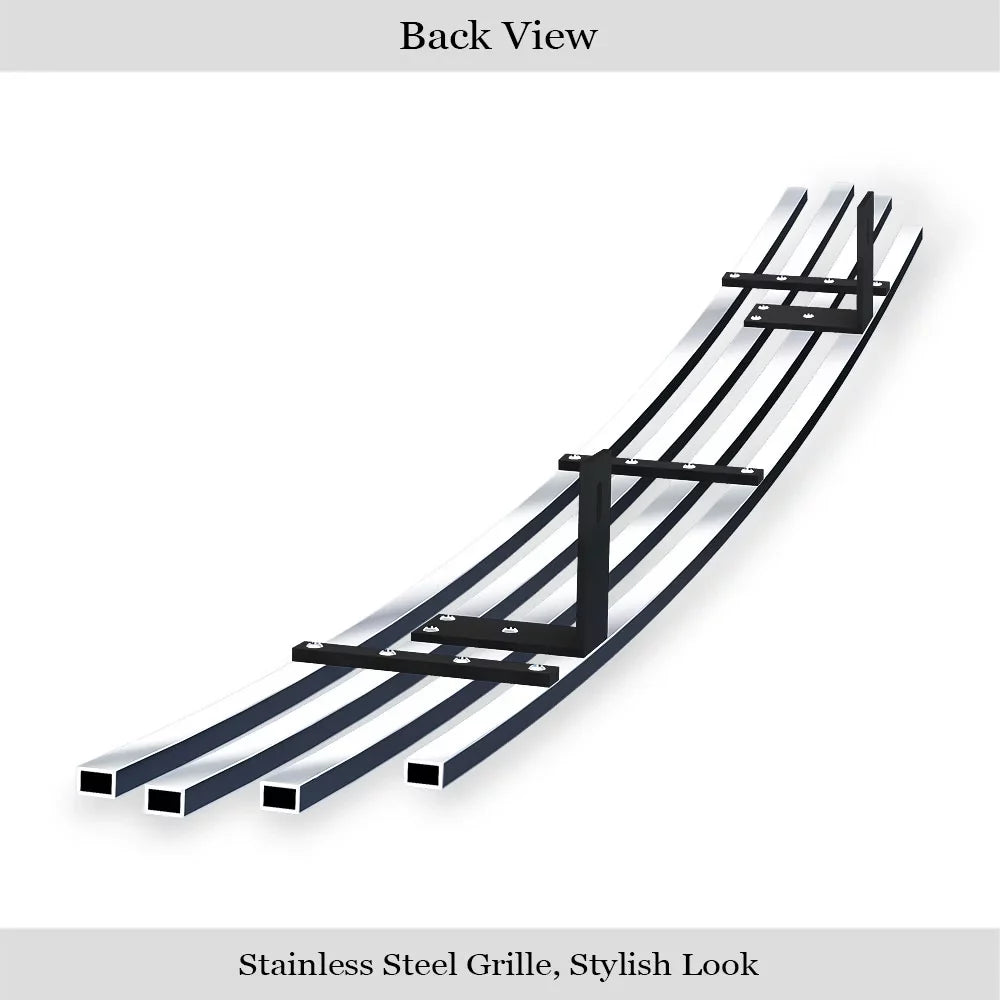 Stainless Bumper Premium 300C 2011-2014 8x6 Grille Lower Compatible with 300 N19-S10366R Steel APS Chrysler Billet Chrome