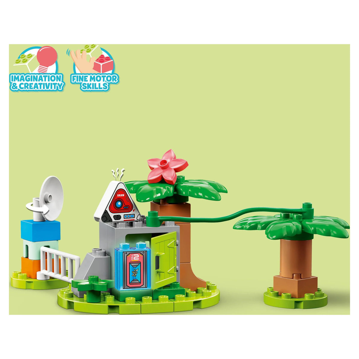 & LEGO Planetary 10962, Space & Toys Pixar and Girls Figure Old Toddlers, Buzz Plus Years 2 Spaceship Boys for Mission Lightyear’s Disney with DUPLO Robot