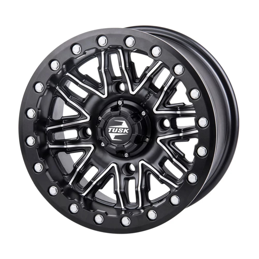 Can-Am Limited Machined/Black 14x7 Pro Wheel HD10 4/137 Defender Nebo Beadlock For 2021-2022 + 3.0 4.0 Tusk