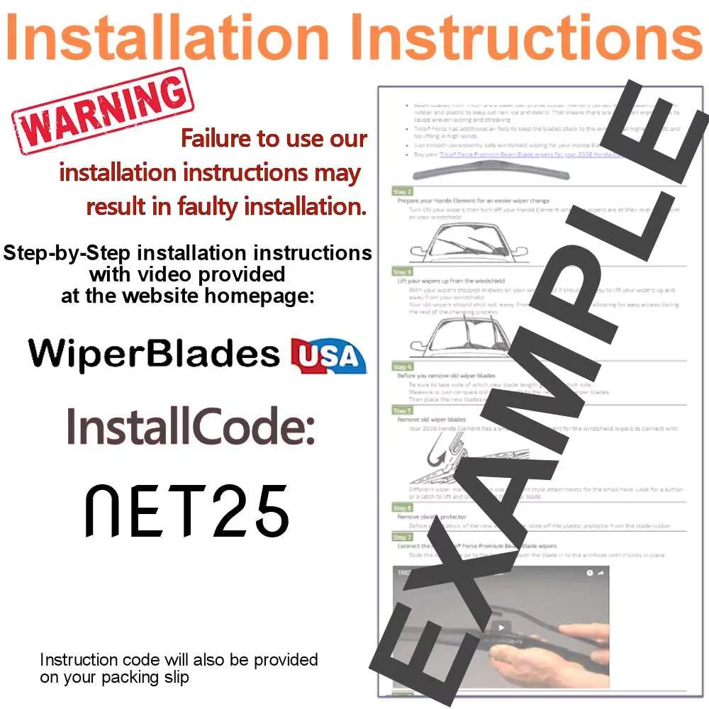 of Performance w/Rear 3) Cadillac Luxury 2019 (Set XT5 Wiper Wipers Beam