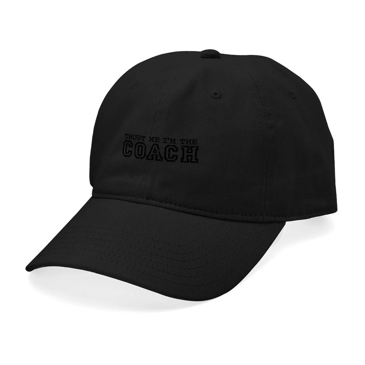 Hat - Trust Me Printed Coach - Baseball Cotton The Adjustable CafePress I'm Canvas Cap Black Black