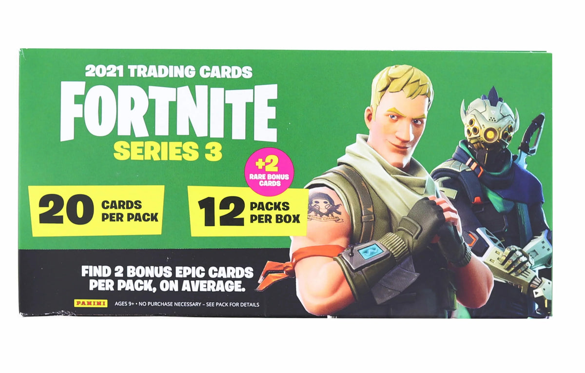 Packs Box Fat Trading | Cards 3 Fortnite 12 Pack Series