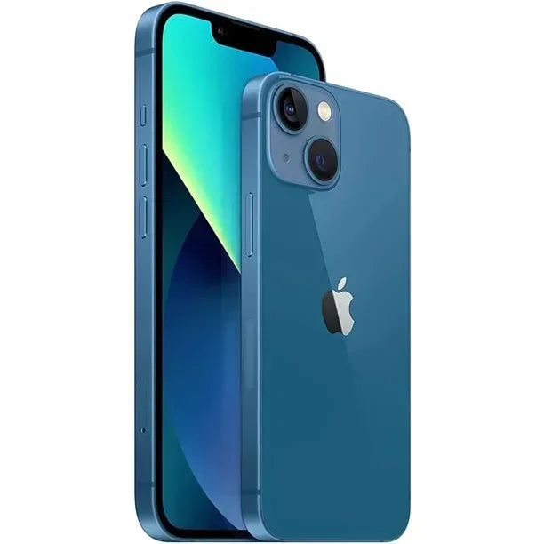Mini Pre-Owned Fully (Refurbished: Unlocked 13 Good) iPhone Blue 128GB Phone