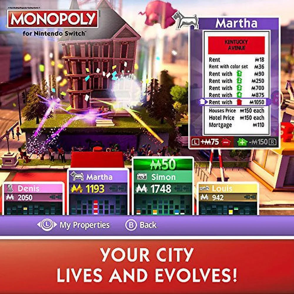 [video NSW MONOPOLY game] FOR [video game] (US) NINTENDO SWITCH