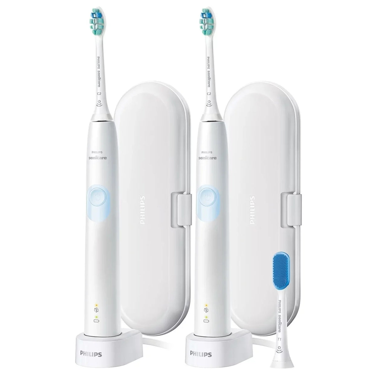 Rechargeable Toothbrush 4300 (2 Pack) Sonicare Philips ProtectiveClean