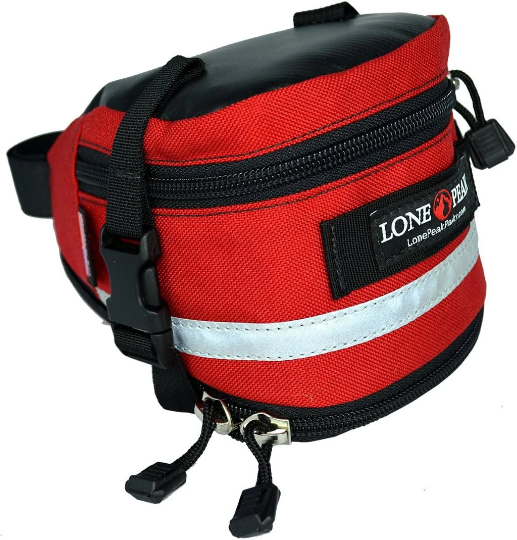 Bag Red Deluxe Lone Peak Expandable Bicycle Seat