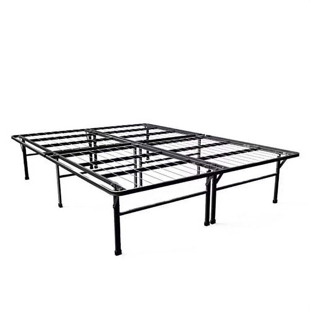 2 Gene Deluxe Under-bed high / Spring Zinus / / SmartBase Inches Mattress 16 Inch Box / Storage Replacement Extra Queen Platform Bed for / Noise-Free, Quiet Frame Foundation Strong, Sturdy