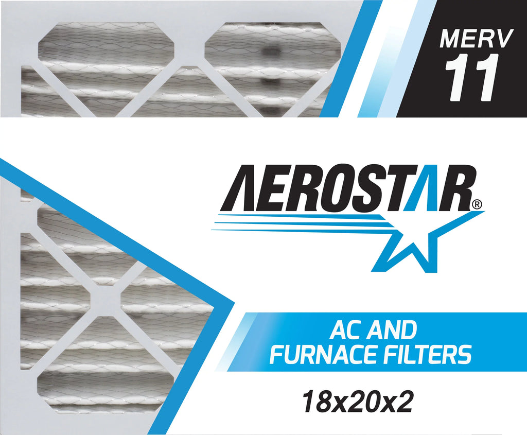 in Box Air Pleated 18x20x2, Aerostar MERV 18x20x2 6, USA Filter, 11, Made of the