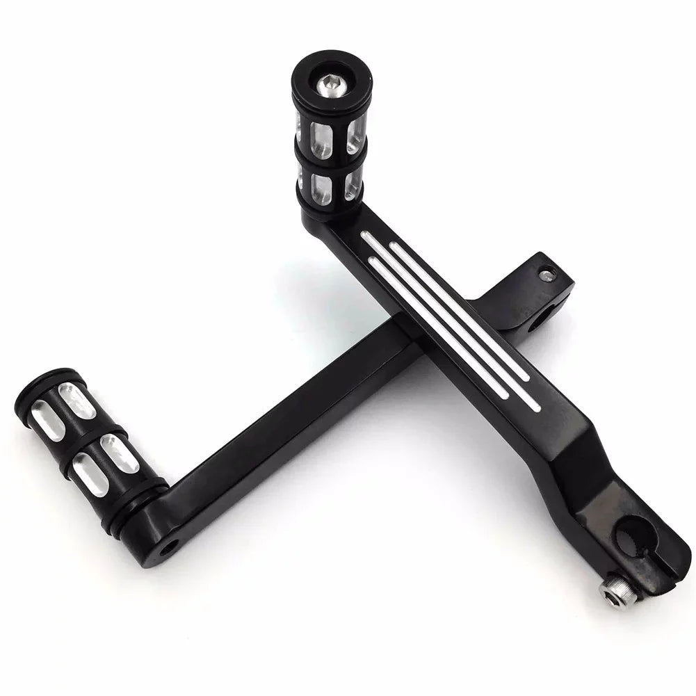 Glide 1988 Pegs Davidson w/ 009C- later Heel and Electra Shifter Aluminum Black For HTT- Shift design Toe Harley Levers