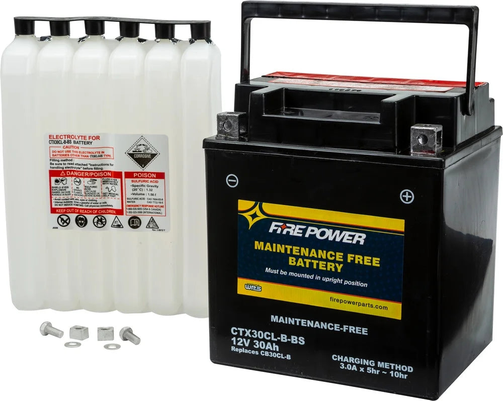 Compatible Fire CTX30CL-B-BS 2007-2015 Battery Free Sea-Doo Cruiser With Maintenance VX 1100 Power