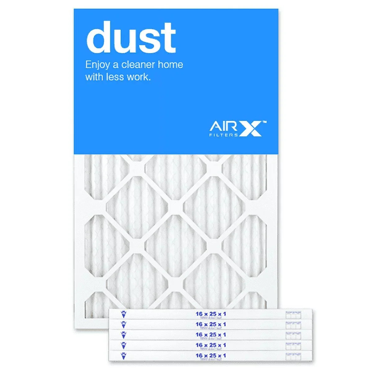MERV Filter AIRx Pleated Dust 16x25x1 8