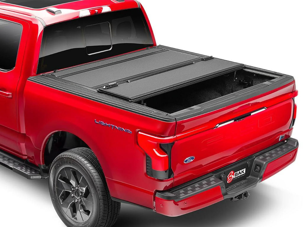 448327 2020 Bed Hard 2015 RealTruck with | (78.9") Bed F-150 Tonneau Compatible | BAK - BAKFlip MX4 Truck 6' Cover 7" Folding by