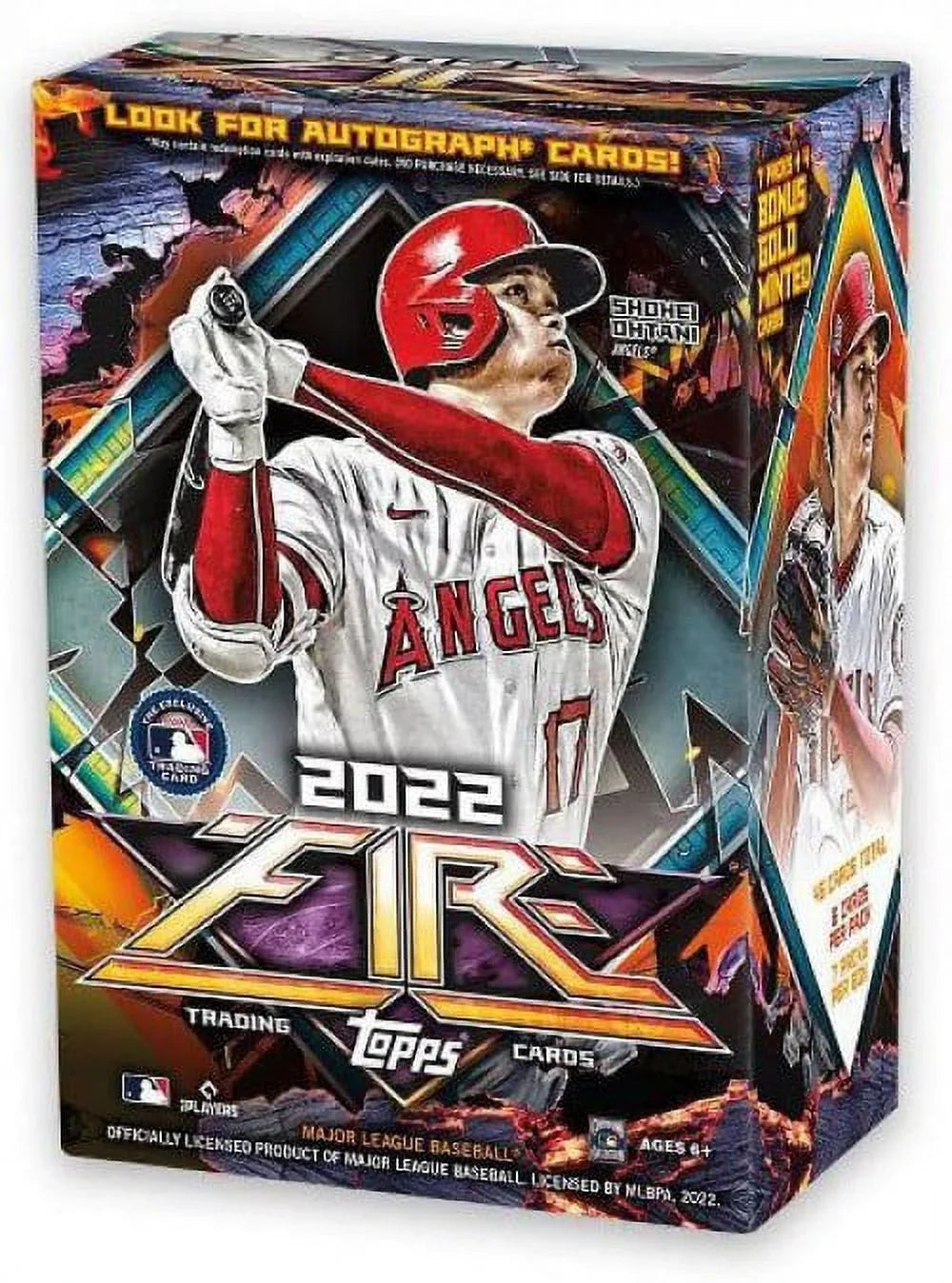 Topps Packs) Box Baseball (7 Fire 2022 MLB Trading Card BLASTER