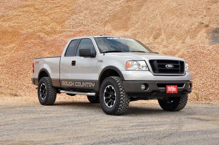 Kit / Country Suspension 4WD Lift Bar Blocks Torsion | 1997-2003 Leveling N3 Rough 47430 F150 | 2.5" | Shocks (fits)