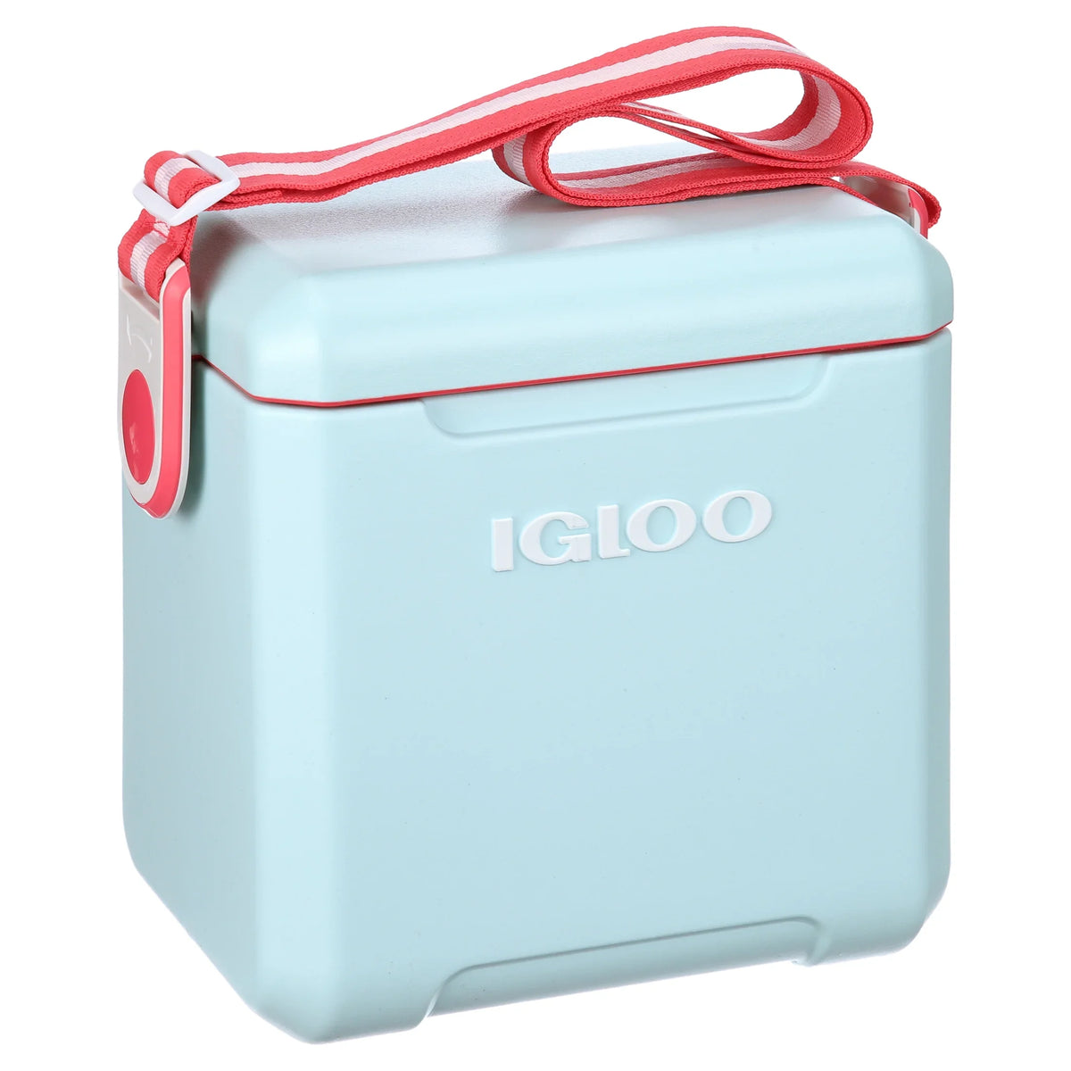 Sided Tag-a-Long 11 Aqua Red Blue Cooler, Igloo and Hard Qt