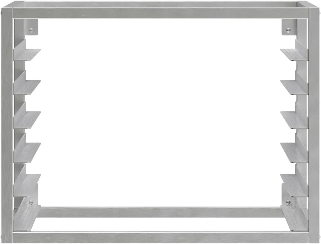 Rack 6 28" x Pan x Wall - Mounted 21". Fits Pans. Full-dimension Sheet Sheet/Bun 18"