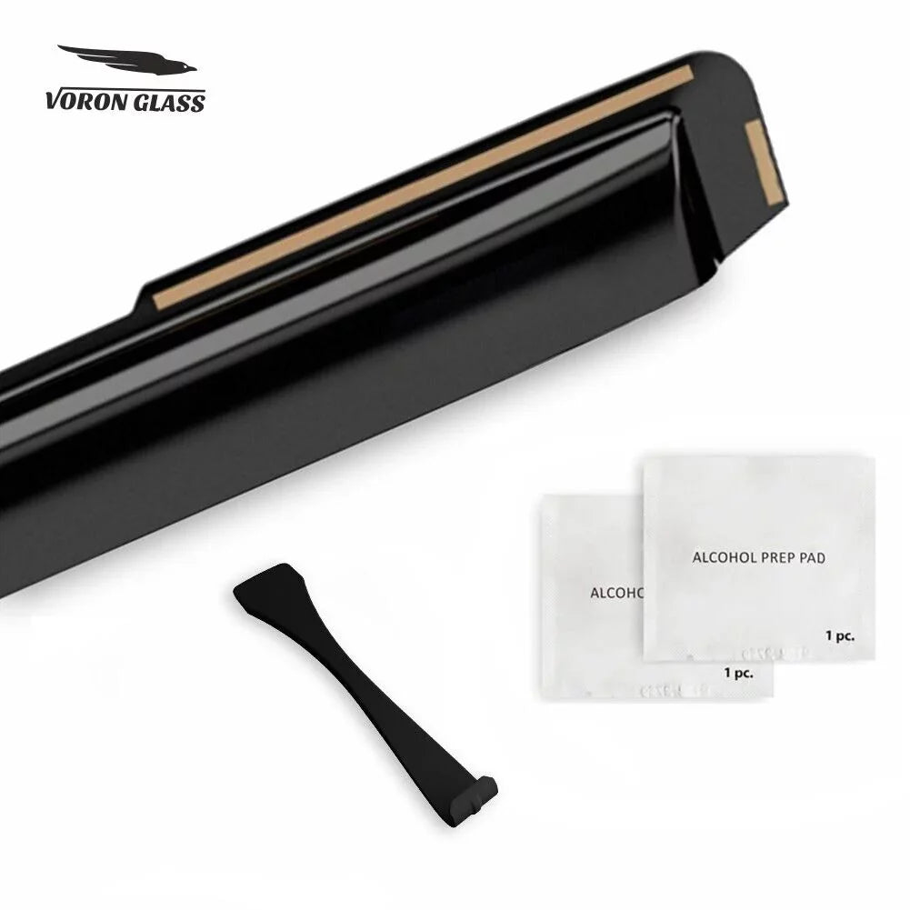 Durable 4 2020-2024 in-Channel Rain 200521 Extra Pieces Visors, Window Corolla Sedan, Toyota Deflectors, Voron Guards Vent Window Glass - for