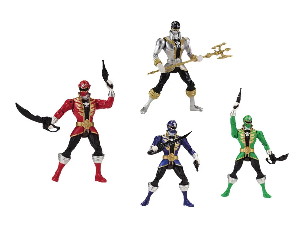 Gold Rangers Power Hero Action Megaforce Super Figure Samurai