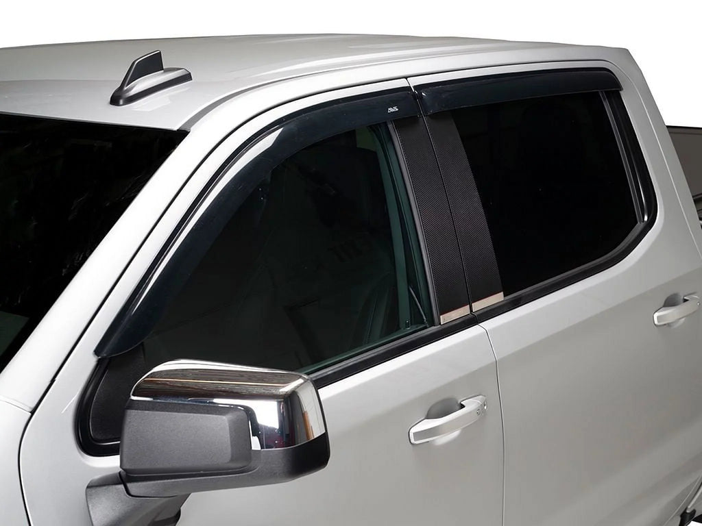 Pc.; Compatible (AVS) Smoke 4 RealTruck With Toyota 2016 Auto Deflector Ventshade 4Runner by Ventvisor