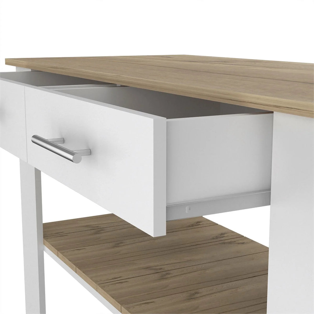 Square Home Island Utility with Wood and Set Kitchen 2-Piece Sink